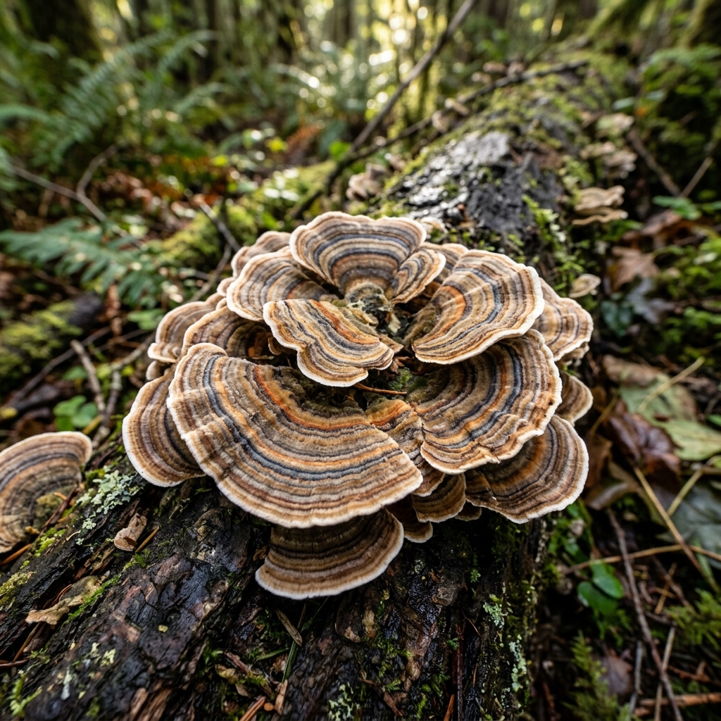 Trametes versicolor – Ćuranov rep